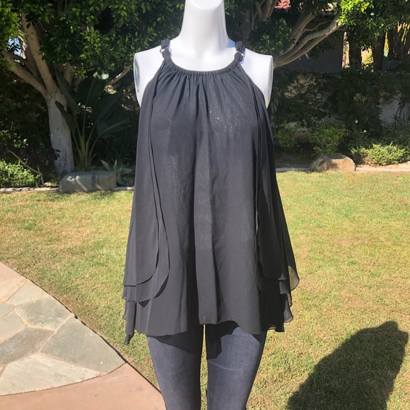 Saks Fifth Avenue Tunic Tank Top S/M - Picture 2 of 13